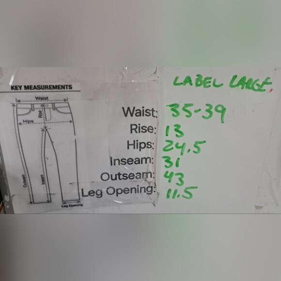 Ride Snowboard Pants Lined10K/5K mm Waterproof Y2K Vintage Graphic Large 35-39W - Picture 14 of 15
